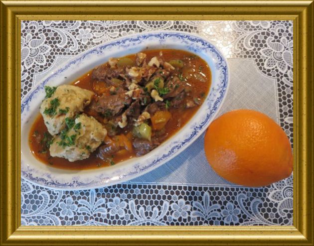 Ochsenschwanzragout mit Orange aus der Taraland Lehrküche