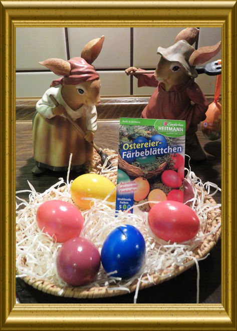 Ostereier färben in der Taraland Lehrküche