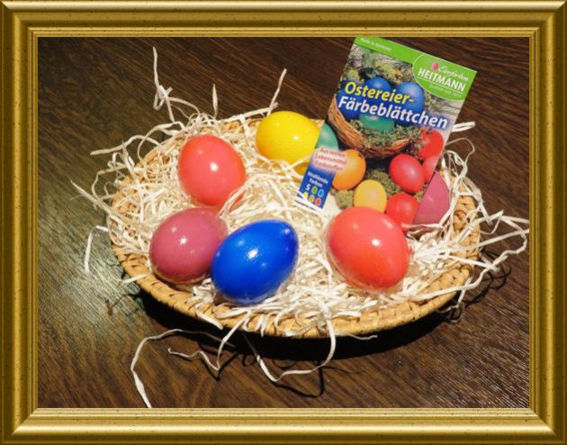 Ostereier färben in der Taraland Lehrküche