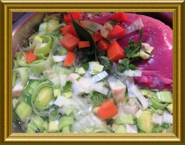 Rinderzunge, gepöckelt mit vier Saucenvarianten aus der Taraland Lehrküche