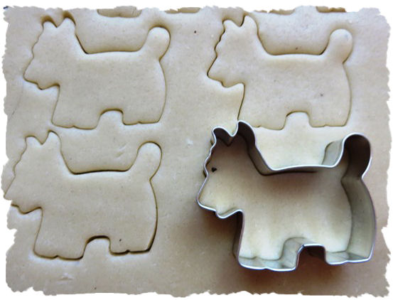 Scotch Terrier Kekse aus der Taraland Lehrküche