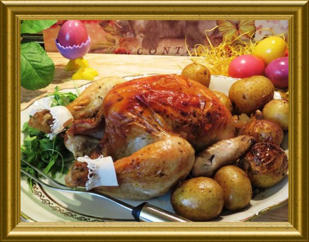 Mariniertes Hähnchen aus dem Backofen aus der Taraland Lehrküche