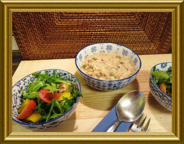 Tonno Risotto mit Rucolasalat aus der Taraland Lehrküche