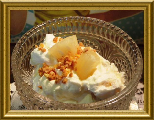 Ananas-Mascarpone-Créme aus der Taraland Lehrküche