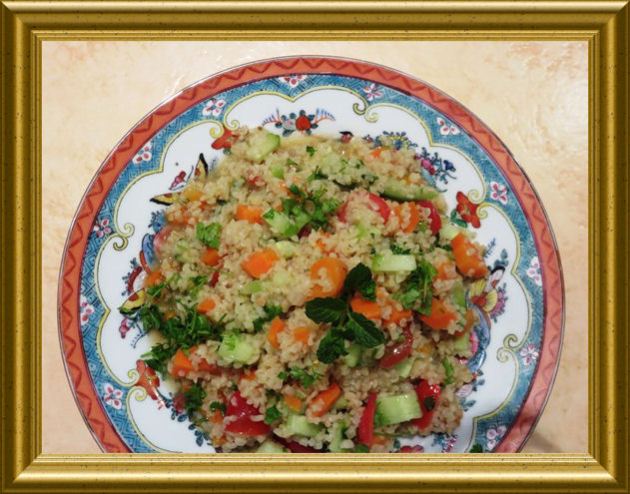 Bulgursalat mit Möhren aus der Taraland Lehrküche