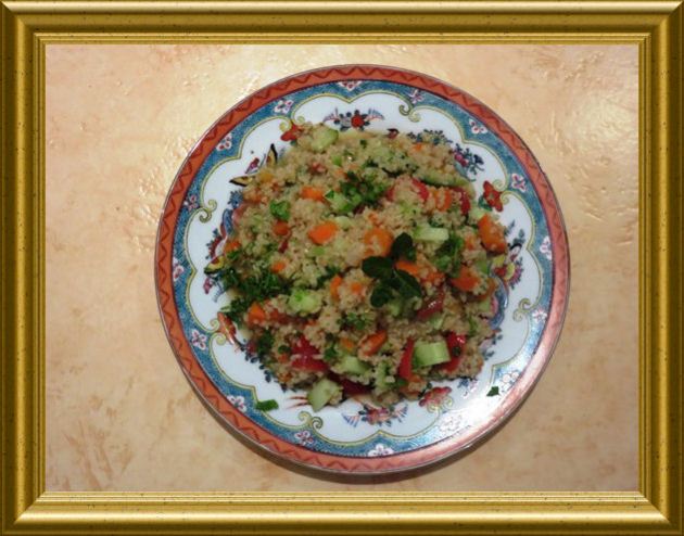 Bulgursalat mit Möhren aus der Taraland Lehrküche