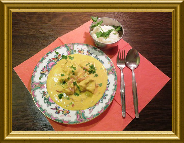 IIndisches Curryhähnchen aus der Taraland Lehrküche