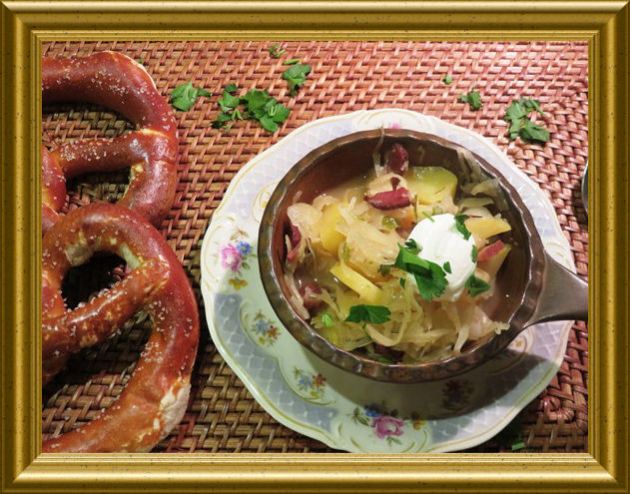Kapustnica – Sauerkrautsuppe aus der Taraland Lehrküche