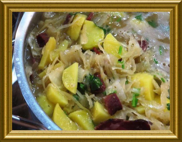 Kapustnica – Sauerkrautsuppe aus der Taraland Lehrküche