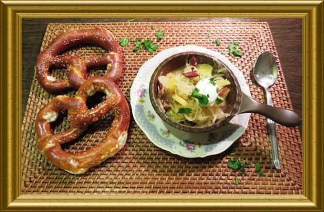 Kapustnica – Sauerkrautsuppe aus der Taraland Lehrküche