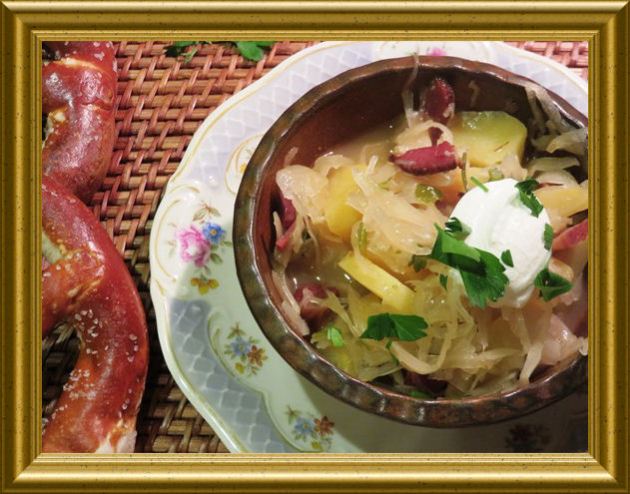 Kapustnica – Sauerkrautsuppe aus der Taraland Lehrküche