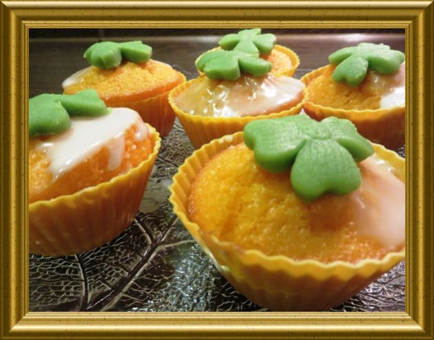 Shamrock Muffins zum St. Patrick Day aus der Taraland Lehrküche