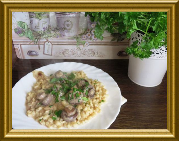 Spätzle mit feurigen Champignons aus der Taraland Lehrküche