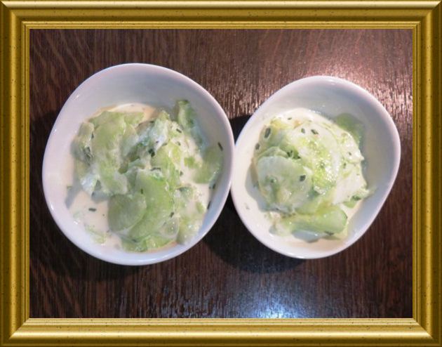 Griechischer Gurkensalat aus der Taraland Lehrküche