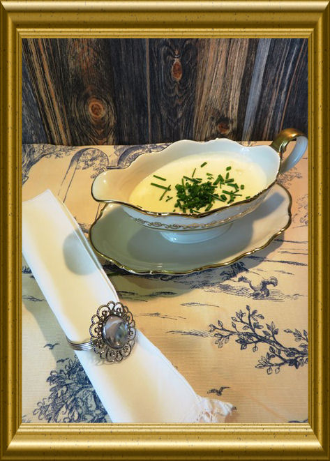 Merrettich -Sahne-Sauceaus der Taraland Lehrküche