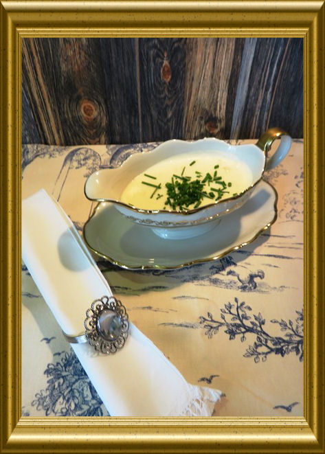 Merrettich -Sahne-Sauce aus der Taraland Lehrküche