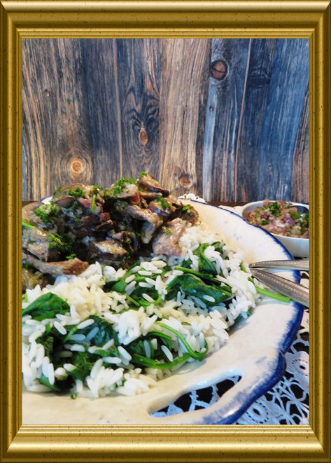 Schnelles Stroganoff mit Reis aus der Taraland Lehrküche