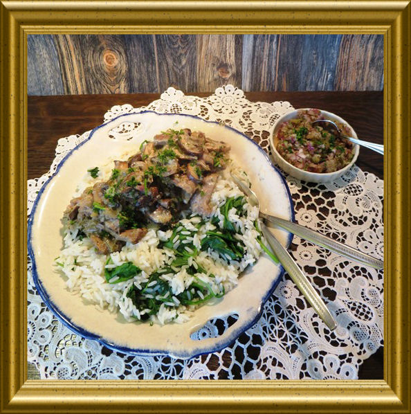 Schnelles Stroganoff mit Reis aus der Taraland Lehrküche