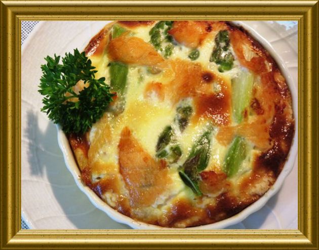 Spargel-Räucherlachs-Quiches aus der Taraland Lehrküche