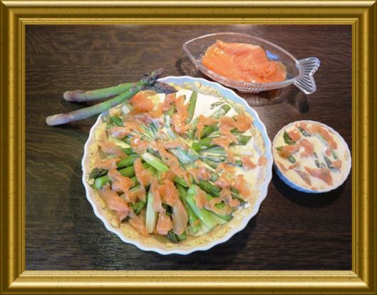 Spargel-Räucherlachs-Quiches aus der Taraland Lehrküche
