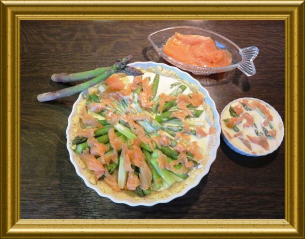 Spargel-Räucherlachs-Quiches aus der Taraland Lehrküche
