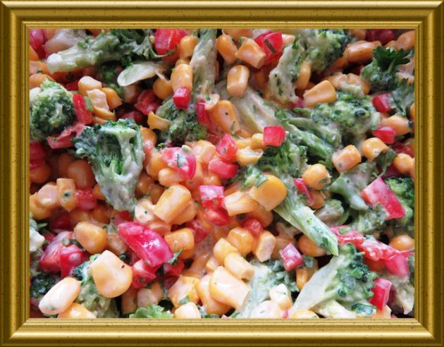 Broccoli-Mais-Salat aus der Taraland Lehrküche