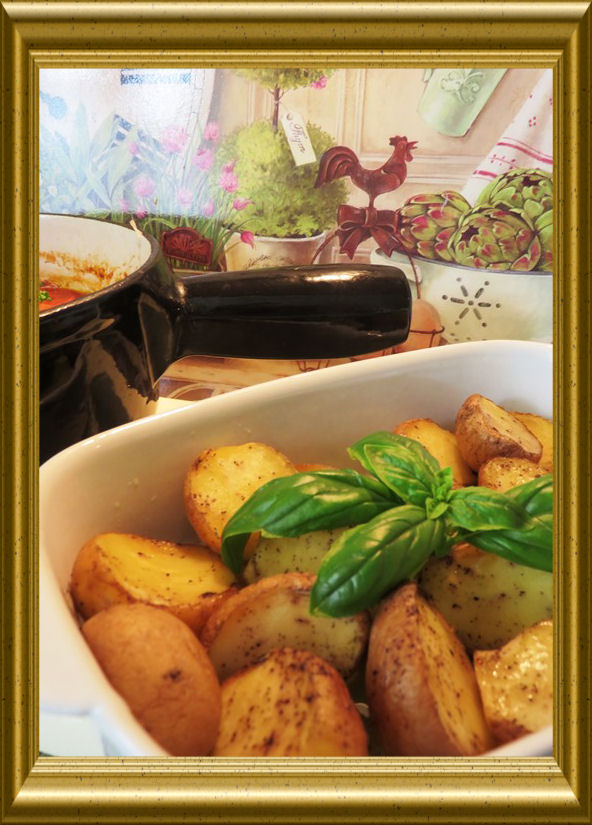 Osso Buco in Tomatensauce mit Kartoffelspalten aus der Taraland Lehrküche