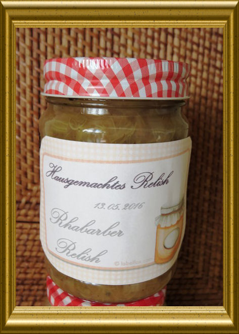 Rhabarber Relish aus der Taraland Lehrküche
