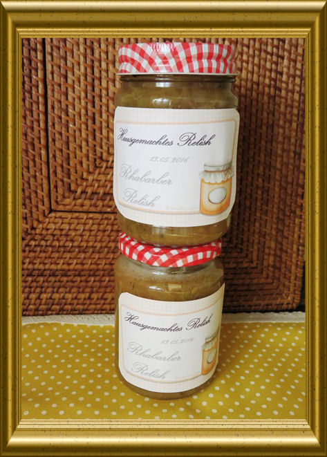 Rhabarber Relish aus der Taraland Lehrküche