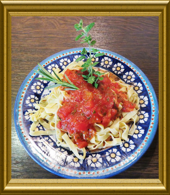 Würzige Tomatensauce -dip aus der Taraland Lehrküche