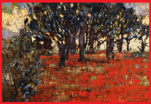 Das Mohnfeld von Heinrich Assmann 1914