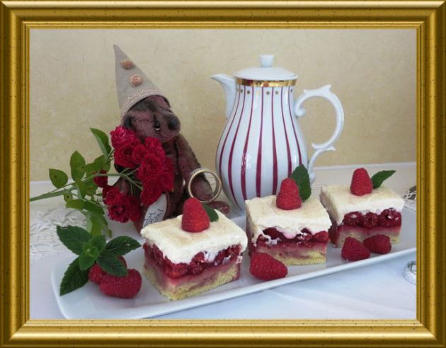 Himbeerschnitten aus der Taraland Lehrküche