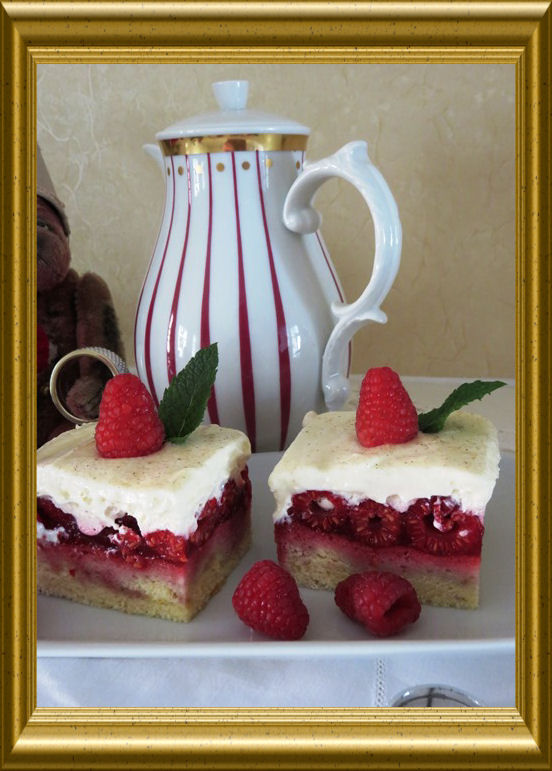 Himbeerschnitten aus der Taraland Lehrküche