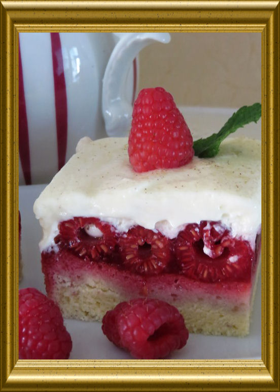 Himbeerschnitten aus der Taraland Lehrküche