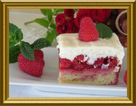 Himbeerschnitten aus der Taraland Lehrküche