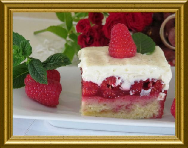 Himbeerschnitten aus der Taraland Lehrküche