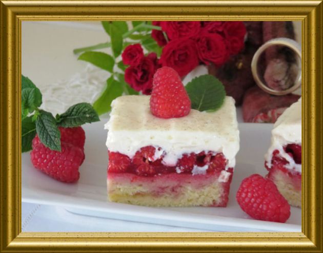 Himbeerschnitten aus der Taraland Lehrküche