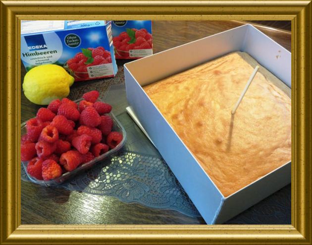 Himbeerschnitten aus der Taraland Lehrküche