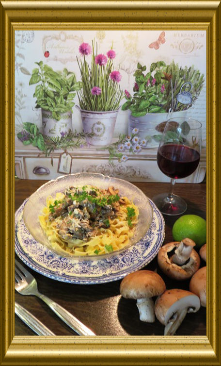 Steinpilz Champignon Pasta aus der Taraland Lehrküche