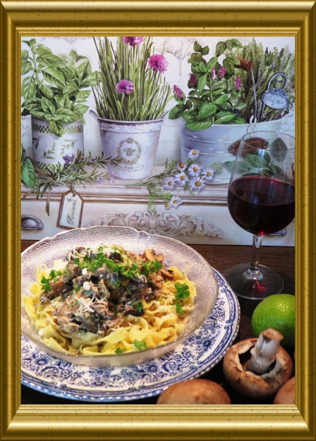 Steinpilz Champignon Pasta aus der Taraland Lehrküche