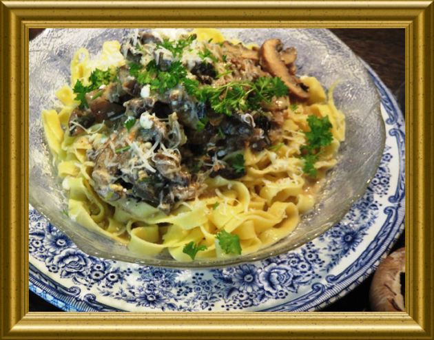 Steinpilz Champignon Pasta aus der Taraland Lehrküche