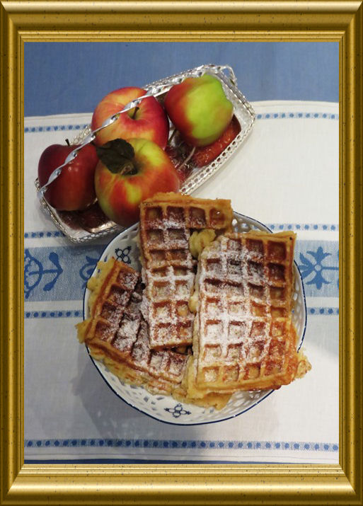 Apfelwaffeln aus der Taraland Lehrküche