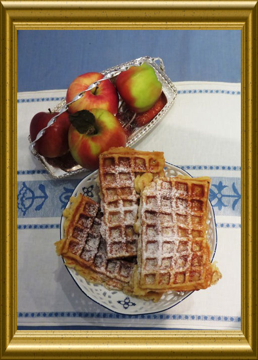 Apfelwaffeln aus der Taraland Lehrküche