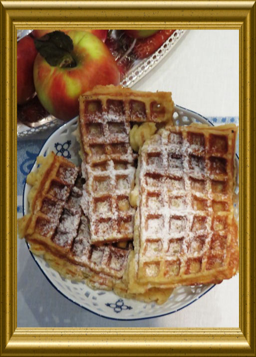 Apfelwaffeln aus der Taraland Lehrküche