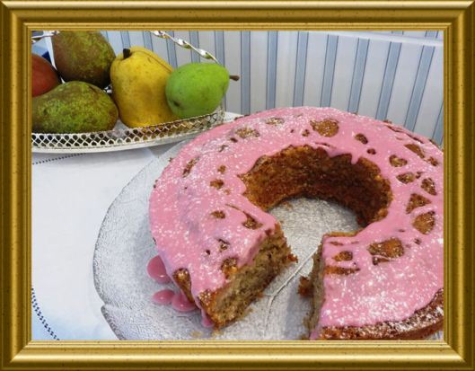 Rotweinkuchen mit Birnen aus der Taraland Lehrküche