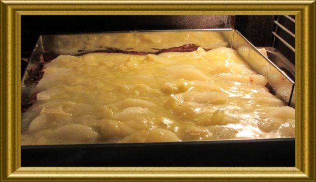 Schokokuchen mit versunkenen Birnen aus der Taraland Lehrküche