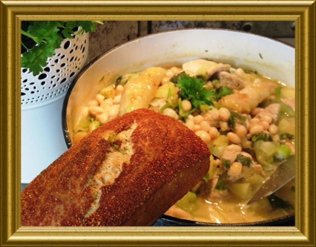 Weisse Bohnen mit Bananen aus der Taraland Lehrküche