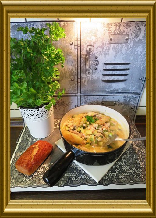 Weisse Bohnen mit Bananen aus der Taraland Lehrküche