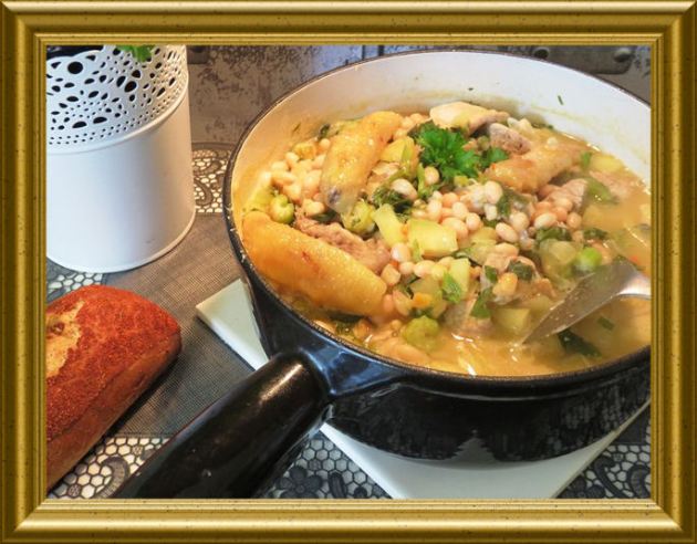 Weisse Bohnen mit Bananen aus der Taraland Lehrküche