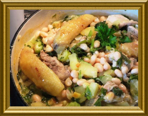 Weisse Bohnen mit Bananen aus der Taraland Lehrküche